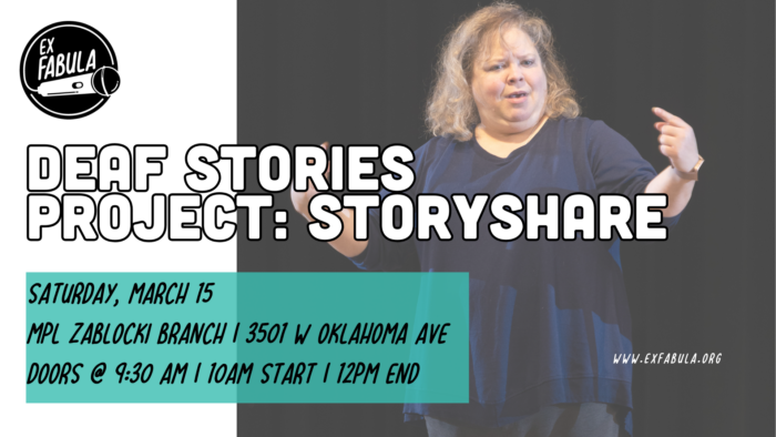 Deaf Stories Project:  StoryShare 3/15